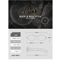 BOYSEEN แว่นกันแดดสไตล์พังก์ผู้หญิงผู้ชายแว่นตาแบรนด์วินเทจ 899