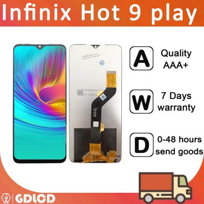 ~ หน้าจอ Infinix Hot 9 play X680 อะไหล่หน้าจอสัมผัส LCD แบบเปลี่ยน สําหรับ