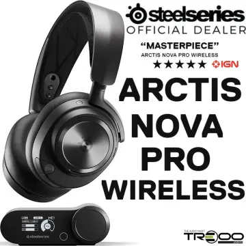SteelSeries Arctis Nova 7P Wireless Multi-Platform Gaming & Mobile Headset  — Nova Acoustic System — 2.4GHz & Simultaneous Bluetooth — 38Hr Battery —