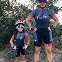 Summer childrens triathlon jumpsuit cycling suit balance bike suit short-sleeved swimming equipment