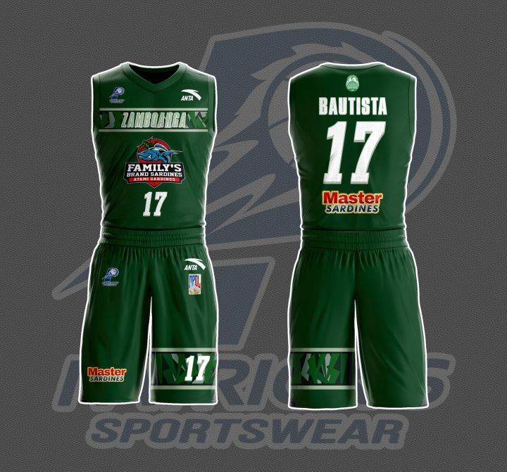 Zamboanga's Family Brand Sardines Basketball Jersey - BAUTISTA - FULL  SUBLIMATION (Green)