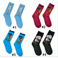 Art Painting Cotton Socks Artist Starry Night Men amous Spring Soft Sock