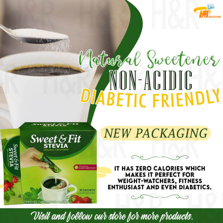 Glorious Blend Sweet & Fit Stevia 30s, Food Supplement Powder, Organic