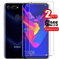 2 ชิ้นสำหรับ Honor ดู 20 HD กระจกนิรภัยป้องกันบน View20 V20 PCT-AL10, PCT-TL10, PCT-L29 ฟิล์มป้องกันหน้าจอโทรศัพท์