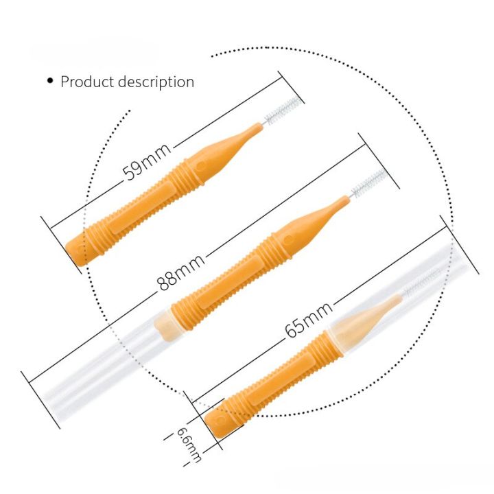 10ชิ้น-ล็อตแปรง-interdental-ไม้จิ้มฟันที่ทำความสะอาดช่องปากชุดไม้จิ้มฟัน0-4-1-2มม