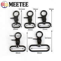 410pcs Meetee 20-50mm Metal Strap Buckles for Bags Dog Collar Lobster Clasps Swivel Snap Hooks DIY Keychain Sewing Accessories