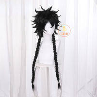 Hashida Haruka Anime Blue Period Cosplay Long Braids Wig Black Hair Party Role Play Props Unisex Heat Resistant Fiber Hair