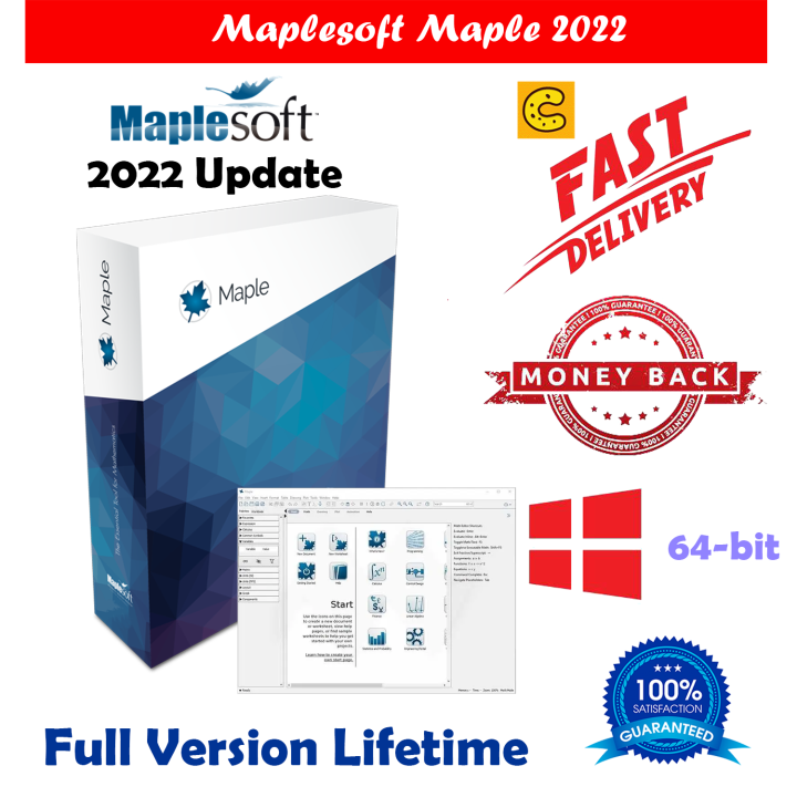 [VIDEO] Maplesoft Maple 2022 Latest Lifetime For Windows (64-Bit) | Lazada