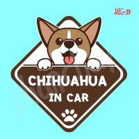 Woww สุดคุ้ม สติ๊กเกอร์ติดรถยนต์ DIC13 สติ๊กเกอร์ ติดรถ Chihuahua Dog In Car สติ๊กเกอร์ติดรถ แต่งรถ car sticker ราคาโปร สติ ก เกอร์ ติด รถ สติ๊กเกอร์ ออฟ โร ด สติ ก เกอร์ ข้าง รถ กระบะ สติ ก เกอร์ ข้าง รถ สวย ๆ