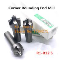 2/4Flute R1-R12.5mm HSS Corner Rounding End millsBall nosed End Mill concave Radius milling cutters (R2/R3/R4/R5/R6/R7/R8/R9)