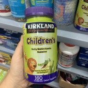 Kẹo dẻo Kirkland Childrens date 2 2024 Complete Multivitamin Gummies 160