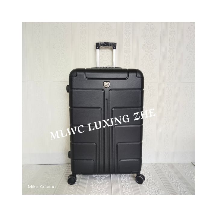 Rubberized Luggage BLACK 28 INCHES Large size maleta up to 35 kgs ...