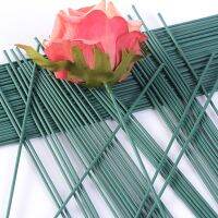 Floral Wire Stem Plastic Artificial Flower Floral Green Stem Wire DIY Craft Bouquet Making Floral Arrangement Tools Flowers Pole