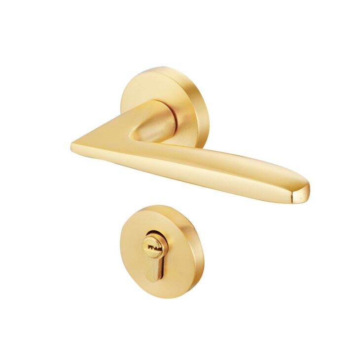 door-handle-lock-black-bedroom-door-lock-indoor-household-toilet-bathroom-lock-mute-room-golden-wooden-door-lock-door-handle