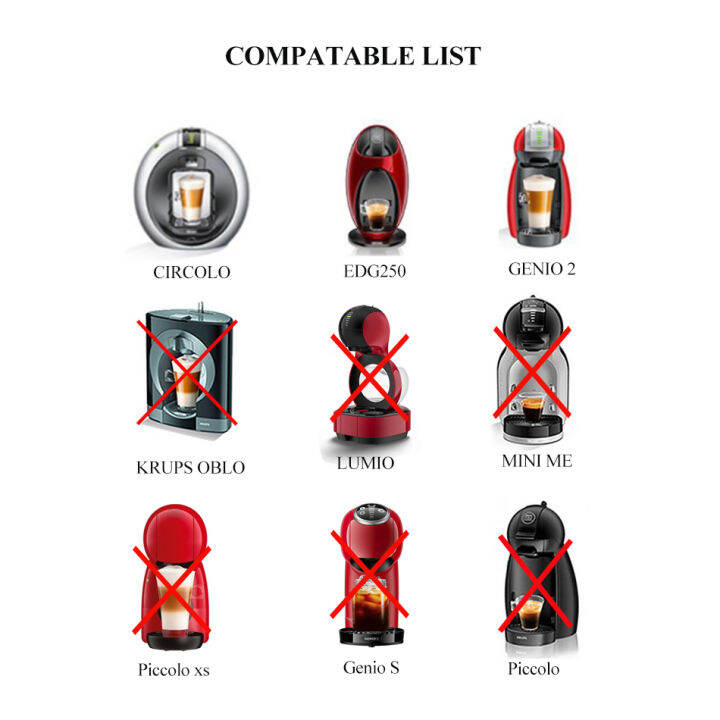 Reusable Coffee Pods Adapter Capsule Converter Holder From Dolce Gusto