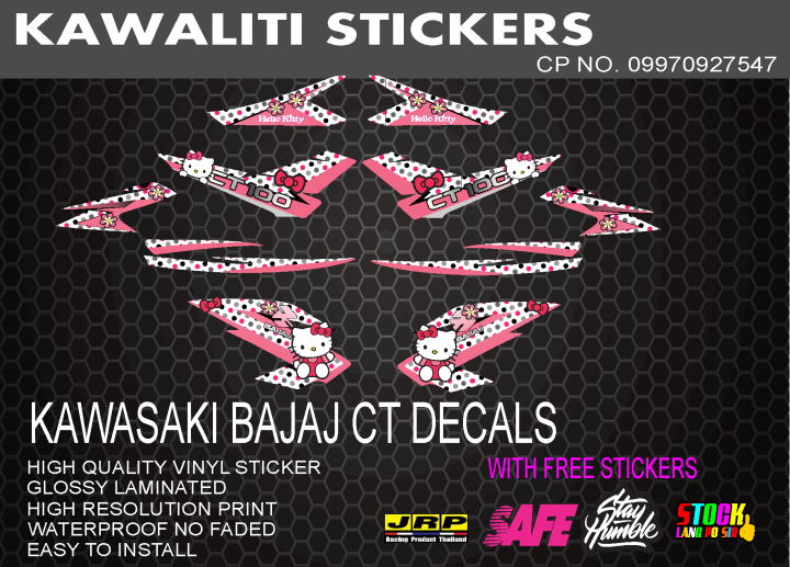 bajaj ct 100 old model sticker