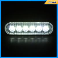 ไฟ6ดวงไฟหน้ารถ LED สำหรับใช้ในไฟสปอตไลต์ LED สีดำไฟเลี้ยวไฟหน้าไฟตัดหมอก