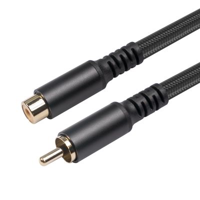 RCA Extension Cable RCA Audio Video Cable RCA Male To Female Cord for Speaker, Subwoofer, Camera, HDTV, Amplifier