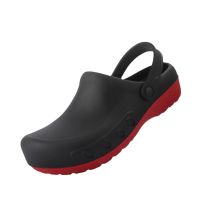 【CW】 Chef Shoes for Men Sport Sandals Flat Non slip Clogs Slippers Platform Beach Man Size