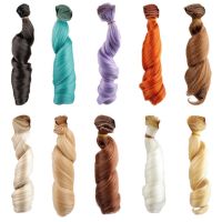 【CW】 [wamami] 3PCS Wig BJD Diy High-Temperature Wire Curly Wigs Hair Curls Row