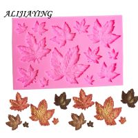 1Pcs Maple Leaf 3D Silicone Mold Chocolate Candy Fondant Cake Decorating Tools Cupcake Molds Kitchen Bakeware D0973 Bread  Cake Cookie Accessories