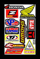 Honda Yoshimura สติ๊กเกอร์ยอดฮิดสติ๊กเกอร์แต่งรถมอเตอร์ไซค์ บิ๊กไบค์ ATV หมวกกันน็อค รถยนต์ สติ๊กเกอร์เคลือบเงาคุณภาพดี