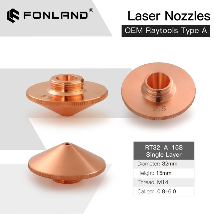 fonland-raytools-diameter-32mm-h15-caliber-0-8-6-0-single-double-layers-welding-laser-nozzles-for-fiber-laser-cutting-machine