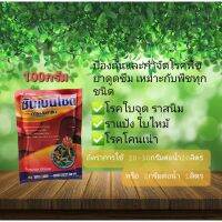 ด่วน!! ยาเชื้อราป้องกัน,กำจัดโรคพืชโคนเน่า,ราแป้ง ซันเบนไซด์100g. คาร์เบนดาซิม