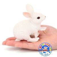 Munich Play - โมเดลสัตว์ Rabbit กระต่าย ขาว ขนาด 11.00 CM (จากหาดใหญ่)