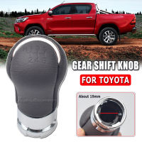 6ความเร็ว Shifter Gear Stick Shift Knob Fit สำหรับ Toyota Hilux Revo 2015 2016 2017 2018 2019 2020