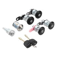 【YF】 6Pcs Full Left Right Lock Set Front Rear Door Ignition w/2 Keys For Ford Transit Mk5 1994 1995 1996 1997 1998 1999 2000