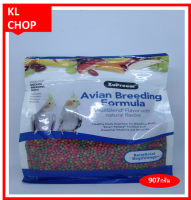 ซูพรีม Zupreem Avian Breeding สูตรพ่อแม่พันธุ์ ในช่วงผสมพันธุ์ สำหรับนกค็อกคาเทล. เลิฟเบิร์ด .นกแก้วขนาดกลาง (M) (2lb/ 907g)เม็ดสีผลไม้ เม็ดกลม