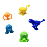 (Popular toys)ตุ๊กตาจุกดูด5ชิ้นแบบสุ่มเครื่องดูดขนาดเล็กสัตว์ทะเลดินแดนที่แปลกประหลาดกามเทพตุ๊กตาต่อสู้เด็กฟิกเกอร์หุ่นกระบอกโมเดลรูปแคปซูล