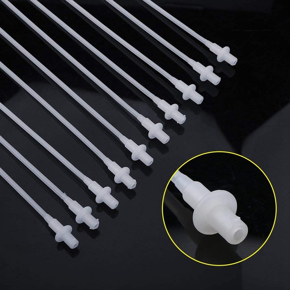 TANCHEN 50Pcs 10 Disposable Artificial Insemination Rods Tube for Dog Goat Sheep Breed Rod Test Tube 