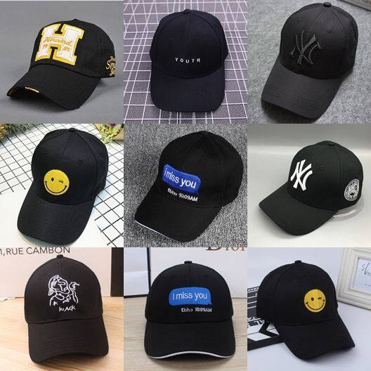 cap-hat-หมวกแก็ป-หมวกฮิปฮอป-hiphop-หมวกปัก-หมวกกันแดด-สกรีน-ราคาถูก-พร้อมส่ง