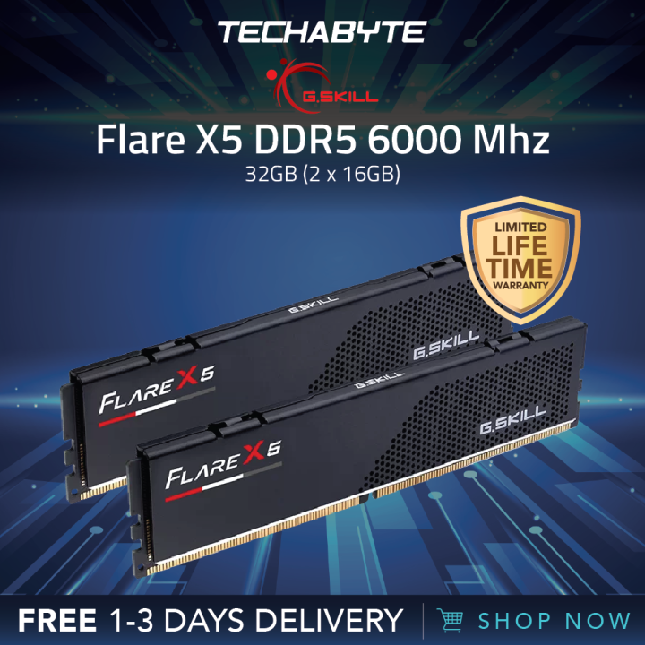 G.Skill Flare X5 Series | 32GB (2 x 16GB) | SDRAM | DDR5 6000 MT/s ...