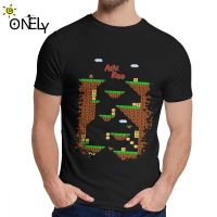 Alex Kidd Miracle World เสื้อแขนลำลองขาสั้นพิมพ์ลาย100% ผ้าฝ้าย,เสื้อยืดผู้ชายขนาดพิเศษของขวัญวันเกิด