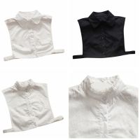 【On Clearance】Fake ปกเสื้อ Sleeveless Detachable Blouse Decor Lapel ส่วนลด100 บาท โค้ด