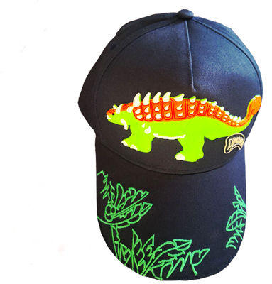 Dinoskulls Dinosaur Children Caps Hat T-rex for Boys Baseball Cap Kids Summer Sun Hat Anti-UV Sunscreen Outdoor Travel Hat 2-8Y