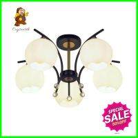 ไฟถาด NEOLIGHT 22-05NB สีขาว/ทอง/ดำ 5 หัวSEMI-FLUSH LIGHT NEOLIGHT 22-05NB WHITE/GOLD/BLACK 5-LIGHT **สอบถามเพิ่มเติมได้จ้า**