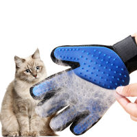 ซิลิโคน Grooming ถุงมือสำหรับแมวแปรงผมหวีทำความสะอาด Deshedding สัตว์เลี้ยงผลิตภัณฑ์สำหรับแมวสุนัขกำจัด Hairbrush สำหรับสัตว์