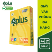 Giấy IK PLUS A4 80gsm - Giấy photo, giấy in văn phòng, giấy vẽ