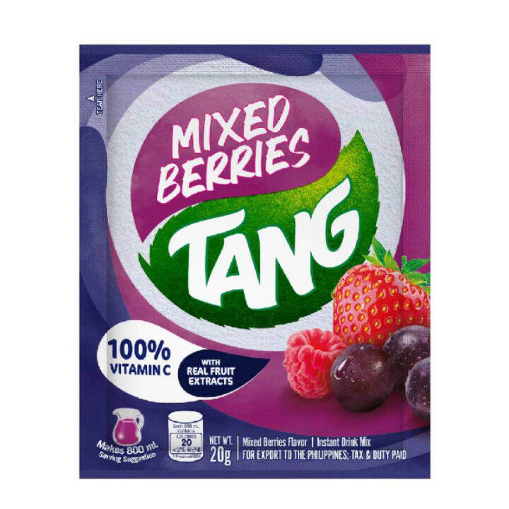 Tang Mixed Berries (6 x 20g) Lazada PH