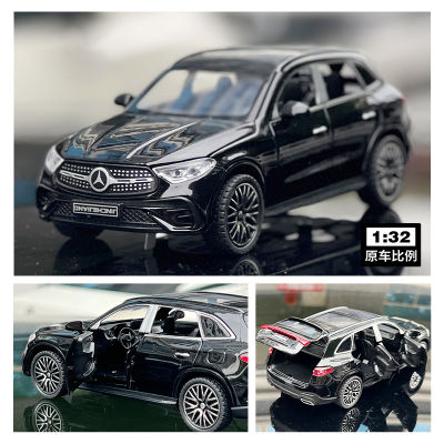 1:32 Benz GLC400 SUV GLC โลหะผสมกล้ามเนื้อรถรุ่นเสียงและแสงเด็กของเล่นของสะสมของขวัญวันเกิด