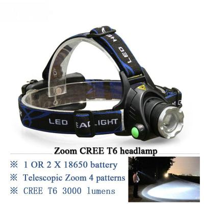 Portable Lighting Headlight Xml Led Headlamp Linterna 18650 Charge Zoom Head Lamp Flashlight Head Camping Lanterna Headtorch