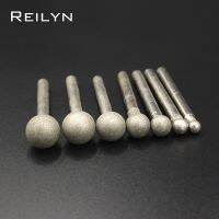 【CW】℡◊❆  Reilyn Round 6mm Grinding Emery Bits 120  6mm-18mm Stone Polishing 1Pc