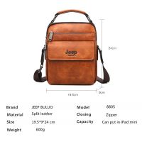 Men Shoulder Bags High Quality Handbags Mans Messenger Bag Fashion Split Leather For Men Tote 2021 New 2PCSet-8805