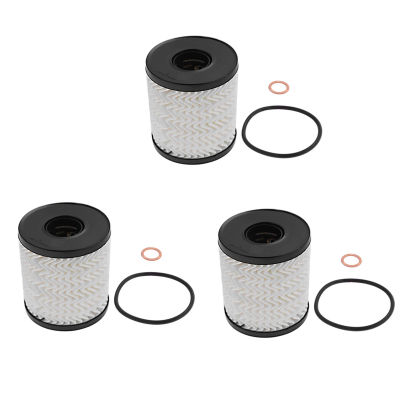 11427622446 Set of 3 Engine Oil Filtrate with O-Ring for BMW Mini Cooper