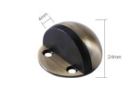 Door Suction Door Stop Anti-collision Door Top Stainless Steel Ground Touch Glass Door Rubber Stopper Turtle Top Door Resistance Door Hardware Locks