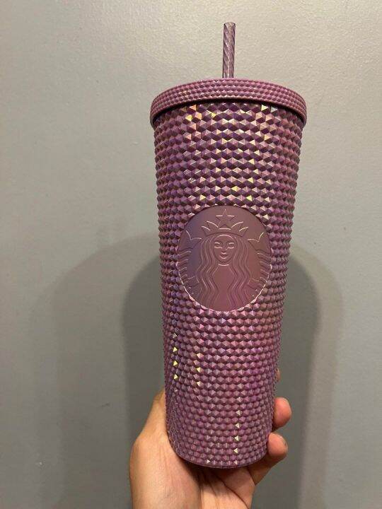 Aunthentic Starbucks Philippine Exclusive Grape Purple Bling Cup 24 oz ...